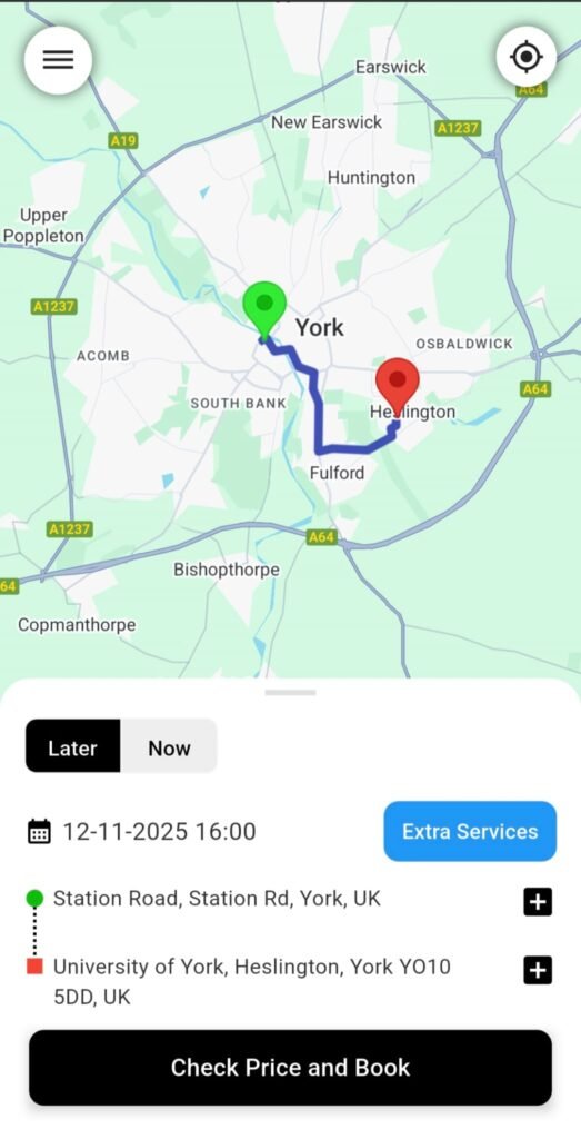 York taxi mobile app